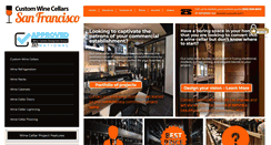 Desktop Screenshot of customwinecellarssanfrancisco.com