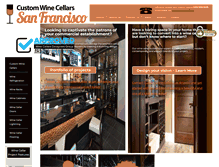 Tablet Screenshot of customwinecellarssanfrancisco.com